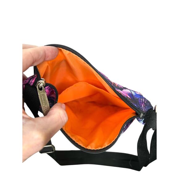 LeSportsac Maui Kylie Crossbody Shoulder Bag Pink Purple NWOT - Picture 4 of 7